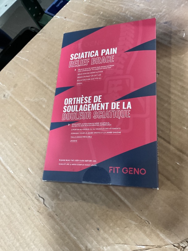 Photo 1 of Fit Geno Sciatica Pain Relief Devices: Upgraded ReActive Plus Sciatica Pain Relief Brace – Sciatic Nerve Brace with Dual Pressure Pads Targeted Compression for Maximum Relief - Unisex