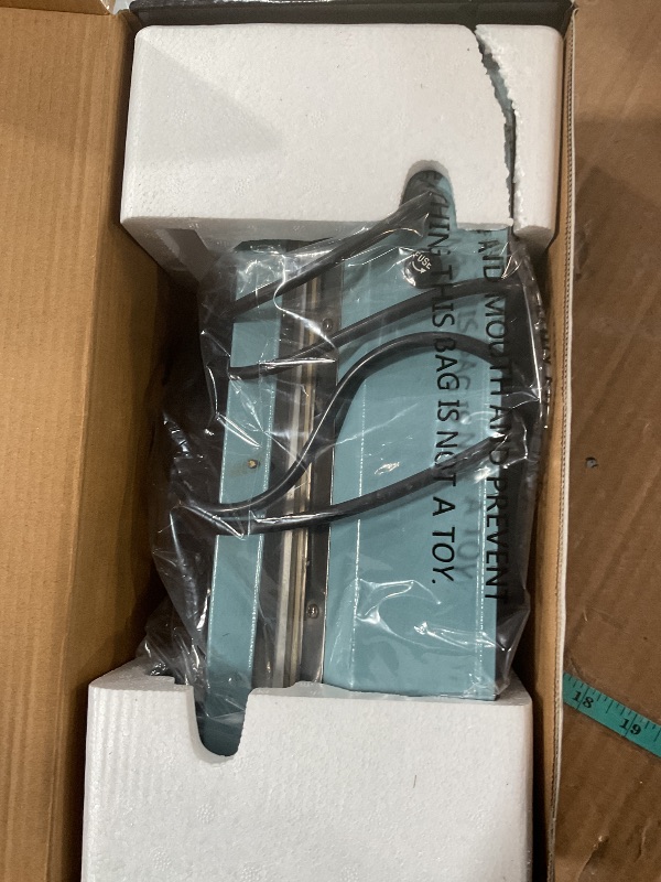 Photo 1 of ***PARTS ONLY**METRONIC Impulse Sealer 8 inch, Manual Heat Sealer Machine for Plastic Bags, Shrink Wrap Bag Sealers Heavy Duty Sealing Machine With Repair Kit (Blue)