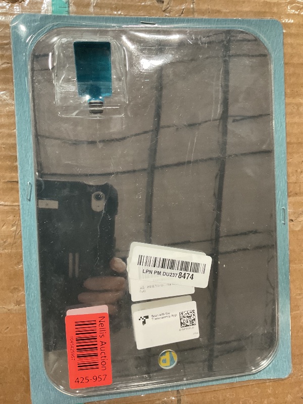 Photo 1 of APHUIME XoYo-Large Fogless Shower Mirror ?11inX7.48in?, Includes 1 Adhesive Hooks, Anit-Fog Shower Mirror, Shower Makeup Shave Mirror, Frameless Shower Mirror, Wall Hanging Mirror (Large, 1 Pack)