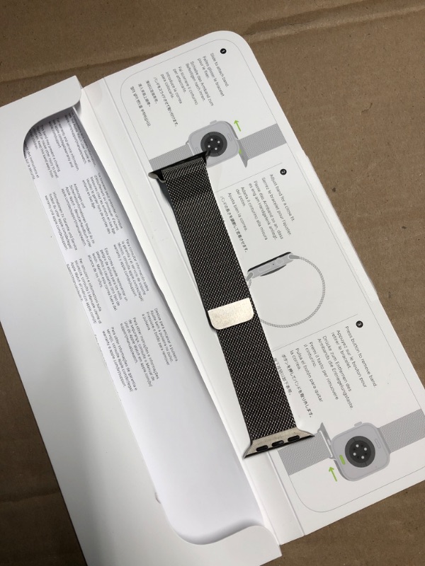 Photo 1 of **SEE NOTES**
Apple Watch Series 10 [GPS + Cellular 42mm case] Smartwatch with Natural Titanium Case with Natural Milanese Loop. Fitness Tracker, ECG App, Always-On Retina Display, Carbon Neutral