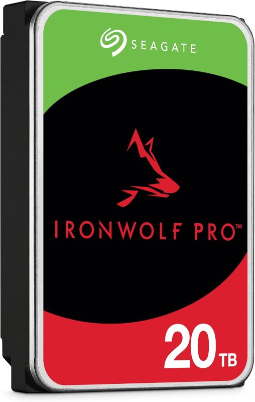 Photo 1 of (PREVIOUS CUSTOMER SAYS IT MAKES A LOUD NOISE) (UNABLE TO TEST) Seagate IronWolf Pro, 20 TB, Enterprise NAS Internal HDD –CMR 3.5 Inch, SATA 6 Gb/s, 7,200 RPM, 256 MB Cache for RAID Network Attached Storage (ST20000NT001)
