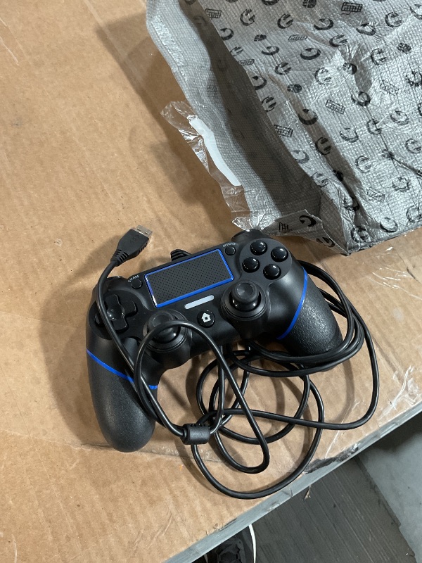 Photo 1 of DIANVEN Wired Controller for PS4 Controller Wired for Sony Playstation 4/Pro/Slim and PC Windows 11/10/8/7 with Double Vibration and Motion Motors, Wired PC Controller for PS4 Remote