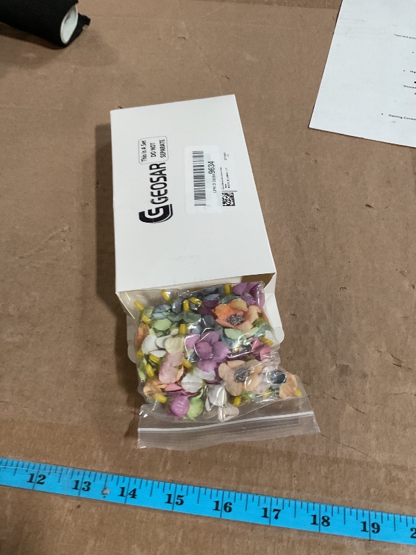 Photo 1 of Geosar 120 Pcs Small Flowers for Crafts Spring Mini Faux Flowers Artificial Silk Fabric Floral Daisy Peony Floral Decorations DIY Wreath Accessories for Wedding Home Decor(Multicolor,Classic Style)