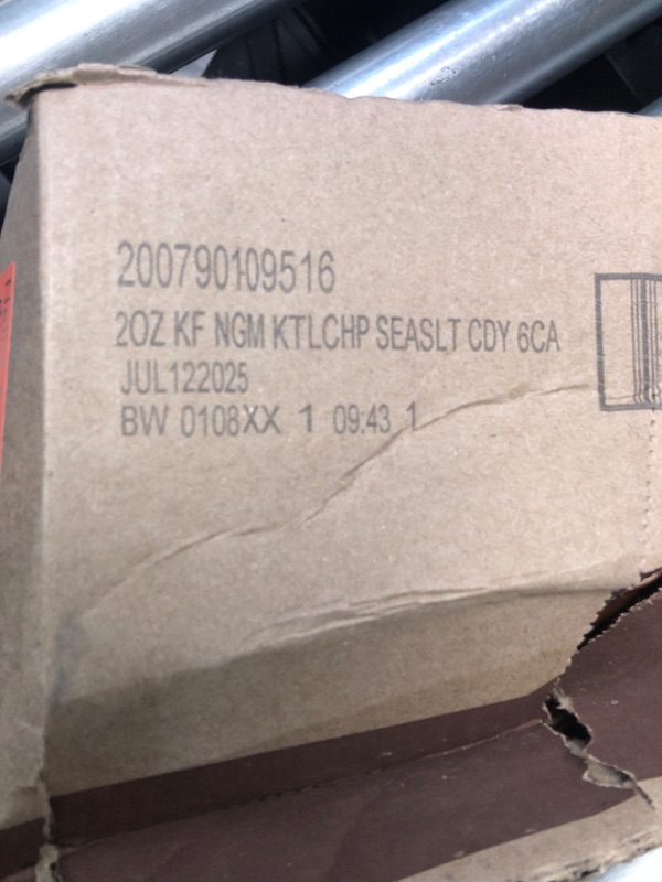 Photo 1 of ***(EXP:06/12/25 )NONREFUNDABLE***Kettle Brand Potato Chips, Sea Salt Kettle Chips, Snack Bag, 2 Oz (Pack of 6)