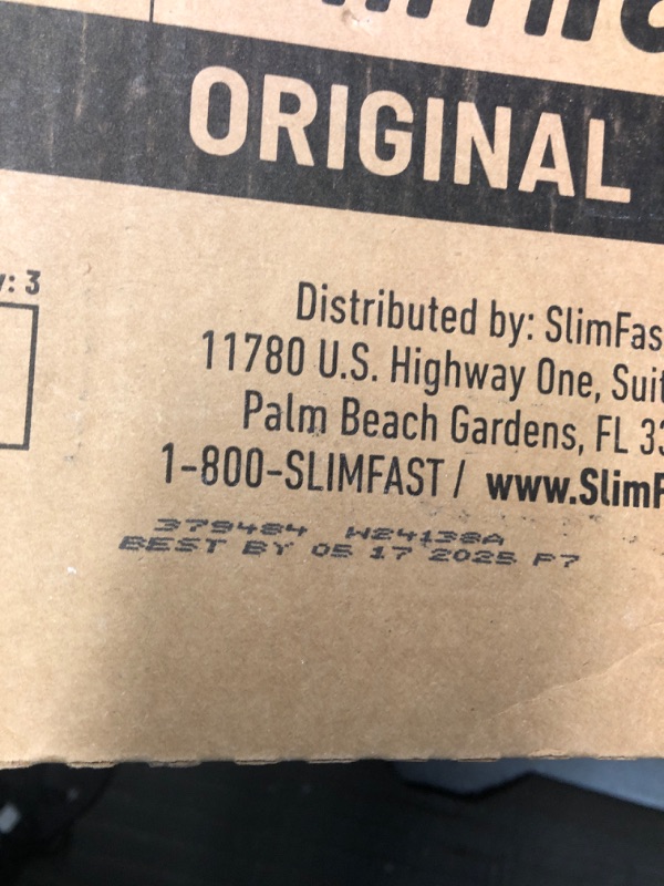 Photo 1 of ***(EXP: 05/15/25)NONREFUNDABLE***SlimFast Meal Replacement Shake, Original Rich Chocolate Royale, 10g of Ready to Drink Protein for Weight Loss, 11 Fl. Oz Bottle, 4 Count (Pack of 3) (Packaging May Vary)