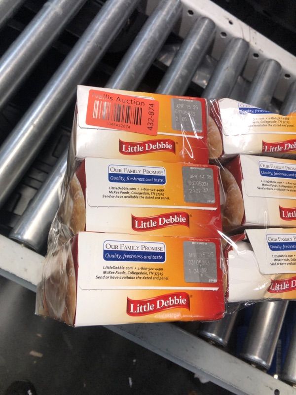 Photo 1 of ***(EXP: 04/14)NONREFUNDABLE***BUNDLE OF SIX***Little Debbie Honey Buns, 6 Individually Wrapped Pastries, 10.6 oz Box, Pack of 0ne (1)