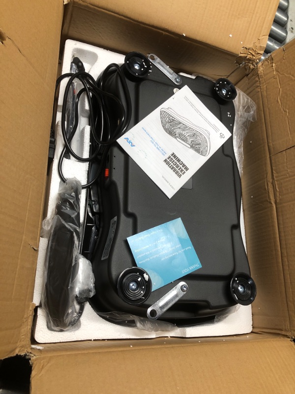 Photo 1 of ***(NO RETURNS OR REFUNDS/ FOR PARTS ONLY/ NON FUNCTIONAL)***
AXV Vibration Plate Fitness Platform Exercise Machine Vibrating Lymphatic Drainage Shaking Full Body Shaker Workout Vibrate Stand Shake Board Sport Gym for Weight Loss Fat Burner for Women Men