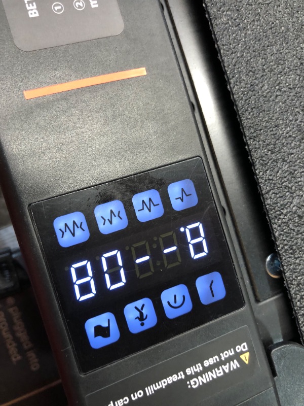Photo 1 of ***HEAVILY USED AND DIRTY - POWERS ON - BUT GIVES ERROR CODE - SEE PICTURES***
Walking Pad Treadmill with APP, 3 in 1 Under Desk Treadmill, 2.5HP Low Noise Walking Vibration Pad with Remote Control,Portable Treadmill for Home Office, Red