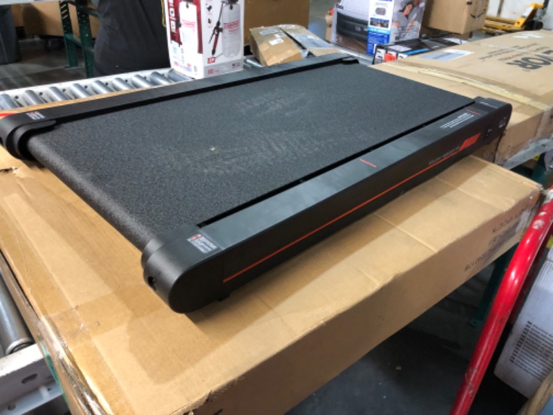 Photo 1 of ***HEAVILY USED AND DIRTY - POWERS ON - BUT GIVES ERROR CODE - SEE PICTURES***
Walking Pad Treadmill with APP, 3 in 1 Under Desk Treadmill, 2.5HP Low Noise Walking Vibration Pad with Remote Control,Portable Treadmill for Home Office, Red
