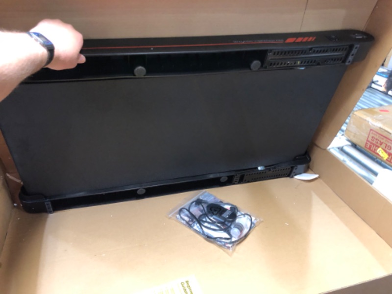 Photo 1 of ***HEAVILY USED AND DIRTY - POWERS ON - BUT GIVES ERROR CODE - SEE PICTURES***
Walking Pad Treadmill with APP, 3 in 1 Under Desk Treadmill, 2.5HP Low Noise Walking Vibration Pad with Remote Control,Portable Treadmill for Home Office, Red