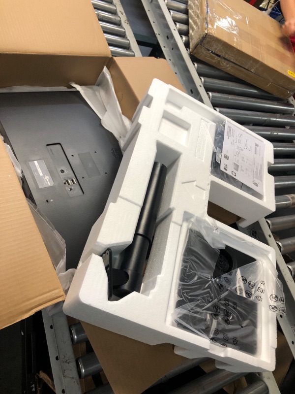 Photo 1 of LG 27MS550-B 27 inch IPS Computer Monitor FHD (1920x1080) 100Hz 5ms Reader Mode Tilt/Height Stand Built in Speaker Borderless Design OnScreen Control Black Stabilizer DAS Crosshair HDMI Black