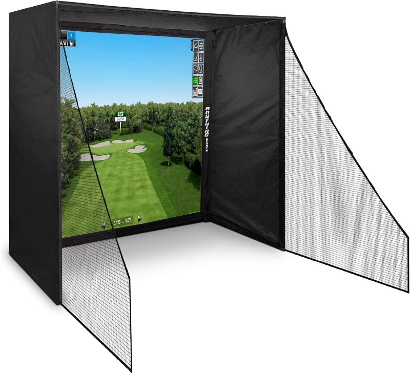 Photo 1 of ***SEE NOTES*** 
Golf Simulator Cage with Impact Netting and All Poles