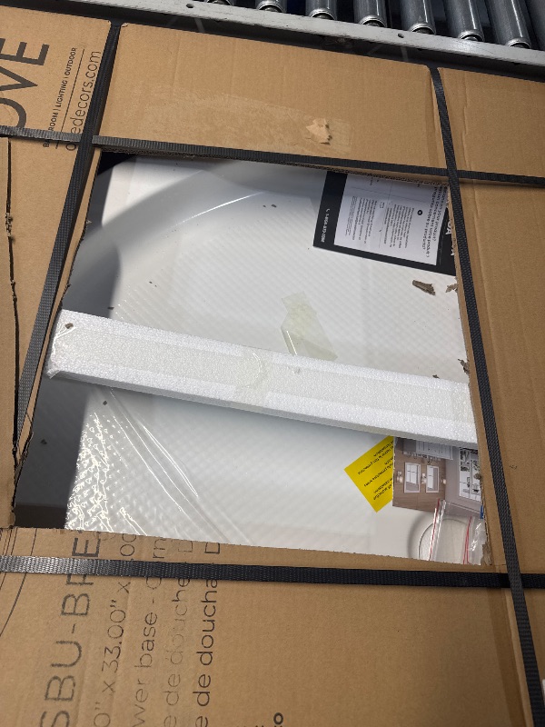 Photo 1 of (CY) OVE 33”x33”x4.0” Corner Shower Base 
