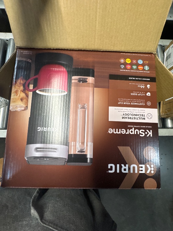 Photo 1 of ***(PARTS ONLY/ NON REFUNDABLE/ NO RETURNS OR REFUNDS)***
Keurig K-Supreme Single Serve K-Cup Pod Coffee Maker, MultiStream Technology, 4 Brew Sizes, 66oz Dual-Position Removable Reservoir, Black
