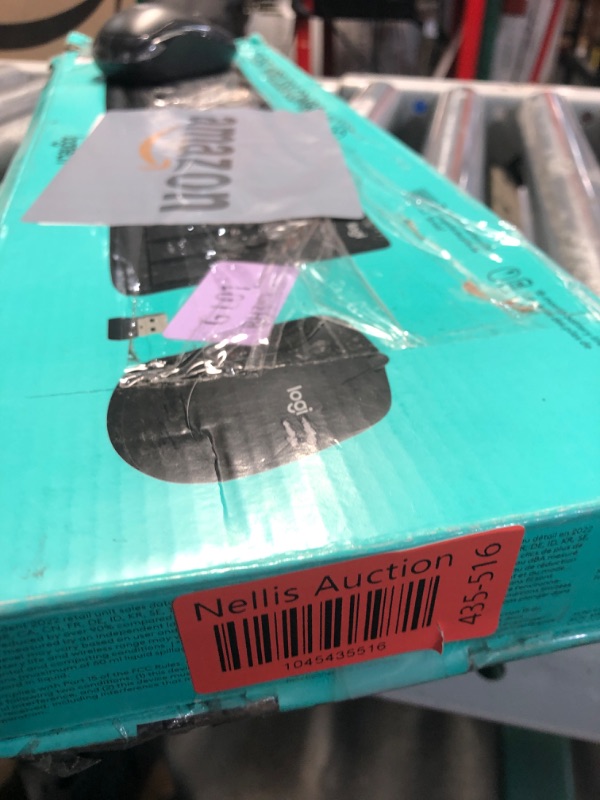 Photo 1 of ***(NO RETURNS OR REFUNDS/ FOR PARTS ONLY/ NON FUNCTIONAL)***
Logitech MK295 Wireless Mouse & Keyboard Combo with SilentTouch Technology, Full Numpad, Advanced Optical Tracking, Lag-Free Wireless, 90% Less Noise - Graphite
