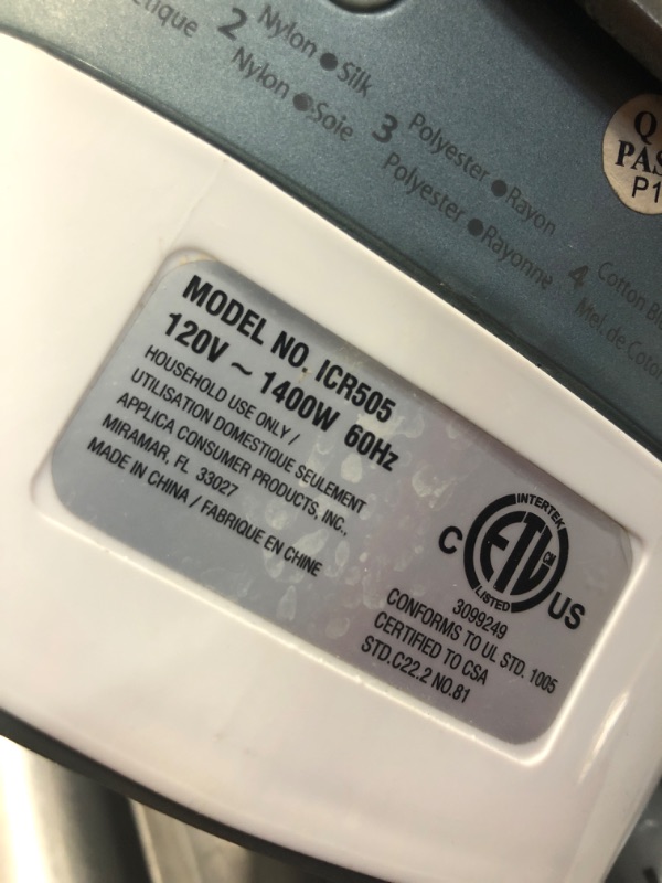 Photo 1 of (used)(see images) BEAUTURAL 1800-Watt Steam Iron with Digital LCD Screen, Double-Layer 