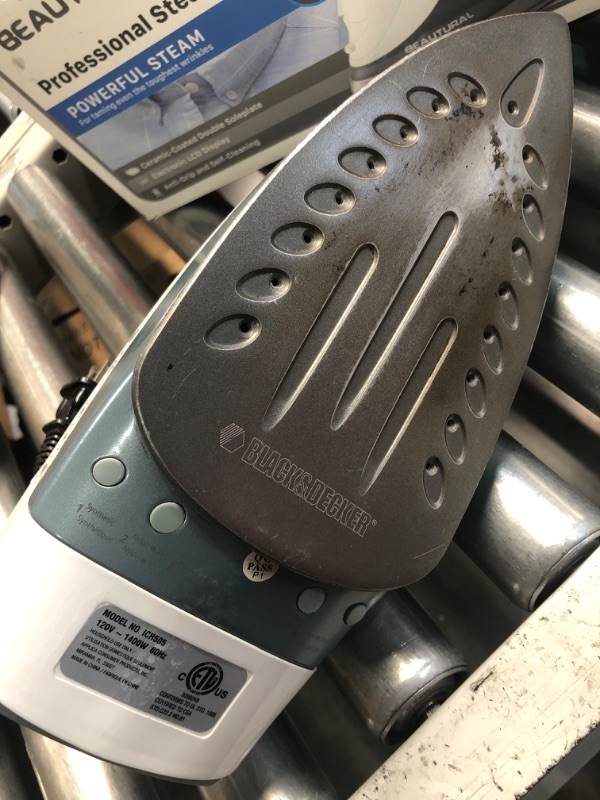 Photo 1 of (used)(see images) BEAUTURAL 1800-Watt Steam Iron with Digital LCD Screen, Double-Layer 