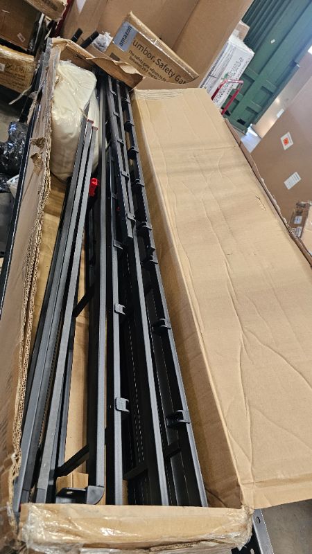 Photo 1 of Amazon Basics Smart Box Spring Bed Base, 9-Inch Height Mattress Foundation, Tool-Free Easy Assembly, Queen, 79"L x 59.5"W x 9"H, White