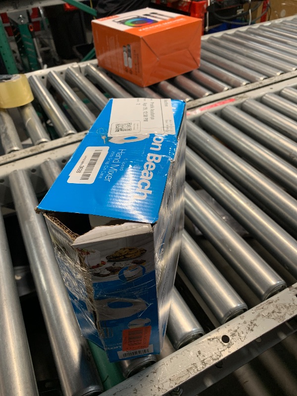 Photo 1 of **PARTS ONLY, DOES NOT POWER ON***
Hamilton Beach 6-Speed Electric Hand Mixer with Whisk, Traditional Beaters, Snap-On Storage Case, 250 Watts, White
