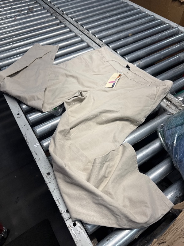Photo 1 of ***Minor Damage *** 
Dokotoo Womens Casual High Waisted Cargo Jeans for Womens Loose Wide Leg Denim Pants Apricot Size 18