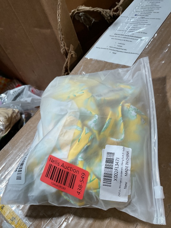 Photo 1 of (LARGE) (BAGGED) (TIE ON) ZAFUL Women's Underwire Bikini Floral High Cut Bikini Set V-Wired Two Piece Swimsuit Bathing Suit (0-Yellow,L)