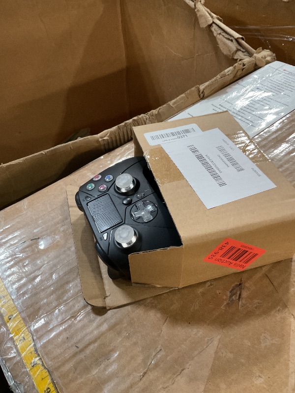 Photo 1 of Dinosoo RGB Wireless Controller for PS5 with LED Light, Supports Remap and Adjustable with 2.4g Adapter