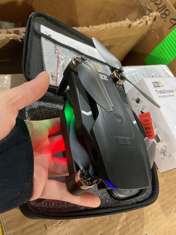 Photo 1 of TD31LCD Drone with Camera LCD Screen Digital Image FPV Transmission Remote Control Brushless Motor Drones for Adults Headless Mode 3D Flip RC Quadcopters for Beginners