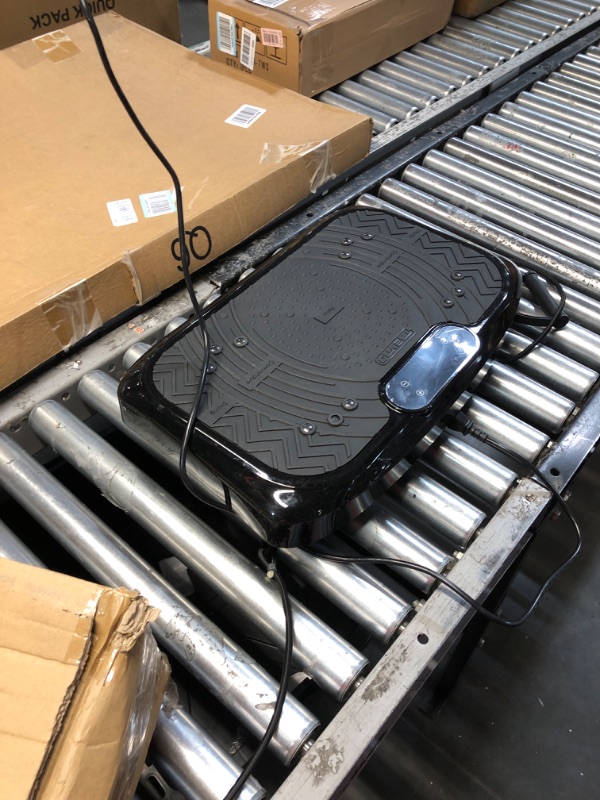 Photo 1 of ** - PARTS ONLY** Vibration Plate Exercise Machine Lymphatic Drainage, Full Body Shaking Workout Vibrating Plate Weight Loss, 199 Adjustable Speeds 450 Lbs Capacity Fitness Platform for Women Men Black