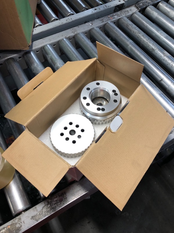 Photo 1 of 4 PCS/SET SHLPDFM Gilmer Belt Drive Pulley Kit Billet Aluminum Material Compatible with SBF Small Block Ford 289 302 351W