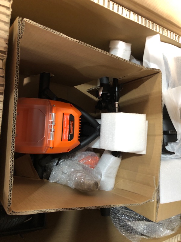 Photo 1 of (Parts only) SuperHandy 4 Wheel Mobility Scooter – Lightweight, Electric, Foldable Compact Design, 48V Li-Ion Battery, Indoor & Outdoor Use, Adjustable Comfort (Orange & Black, Passport Pro)