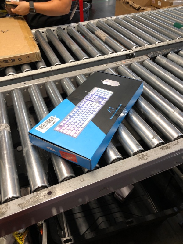 Photo 1 of Gaming Keyboard and Mouse Combo, K1 RGB LED Backlit Keyboard with 104 Key Computer PC Gaming Keyboard for PC/Laptop (Black)