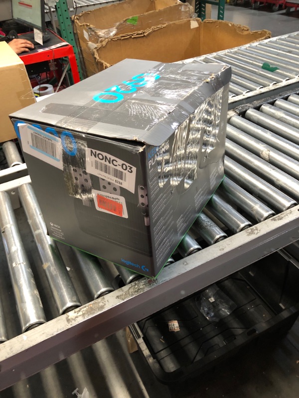 Photo 1 of Logitech G920 Driving Force Racing Wheel and Floor Pedals, Real Force Feedback, Stainless Steel Paddle Shifters, Leather Steering Wheel Cover for Xbox Series X|S, Xbox One, PC, Mac - Black