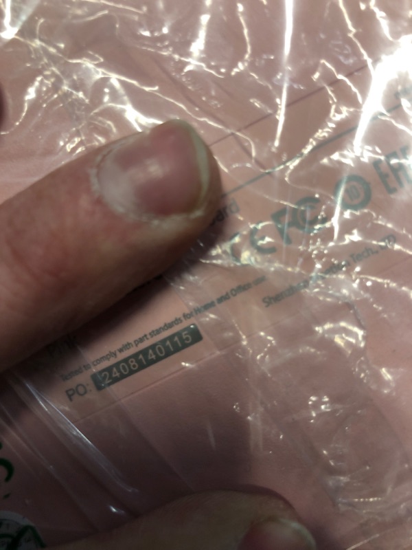 Photo 1 of **missing receiver** MEETION Ergonomic Wireless Keyboard and Mouse, Wireless Keyboard with Vertical Mouse, Split Keyboard with Cushioned Wrist Rest Natural Typing Rechargeable Full Size, Windows/Mac/Computer/Laptop, Pink