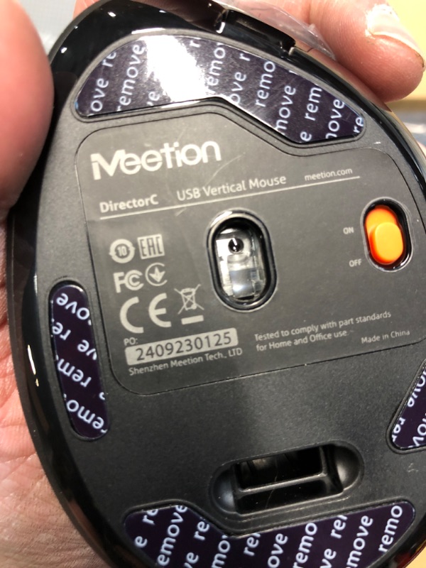 Photo 1 of **missing receiver** MEETION Ergonomic Wireless Keyboard and Mouse, Ergo Keyboard with Vertical Mouse, Split Cushioned Wrist Palm Rest, Natural Typing, Rechargeable, Full Size, Windows/Mac/Computer/Laptop, Black Director