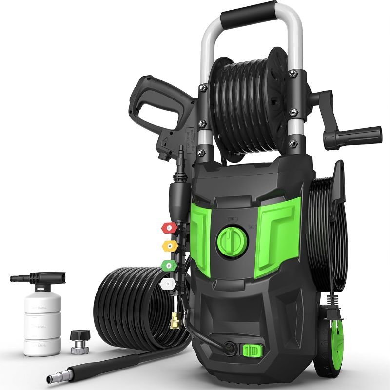 Photo 1 of ***MISSING PARTS - UNTESTED - SEE COMMENTS***
Electric Pressure Washer - 4500PSI Max 2.8 GPM with 20FT Hose,35FT Power Washers Power Cord Foam Cannon 4 Nozzles Power Washer Electric Powerd for Patios Car Garden