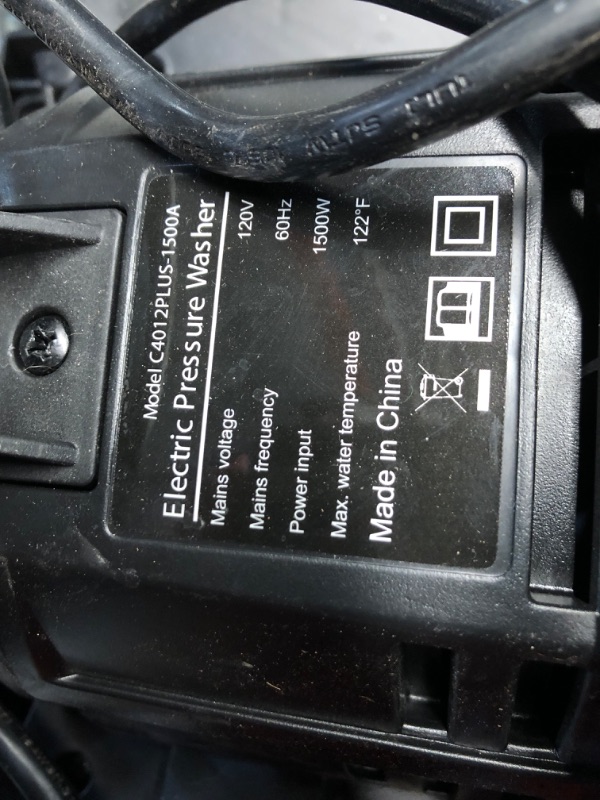 Photo 1 of ***MISSING PARTS - UNTESTED - SEE COMMENTS***
Electric Pressure Washer - 4500PSI Max 2.8 GPM with 20FT Hose,35FT Power Washers Power Cord Foam Cannon 4 Nozzles Power Washer Electric Powerd for Patios Car Garden