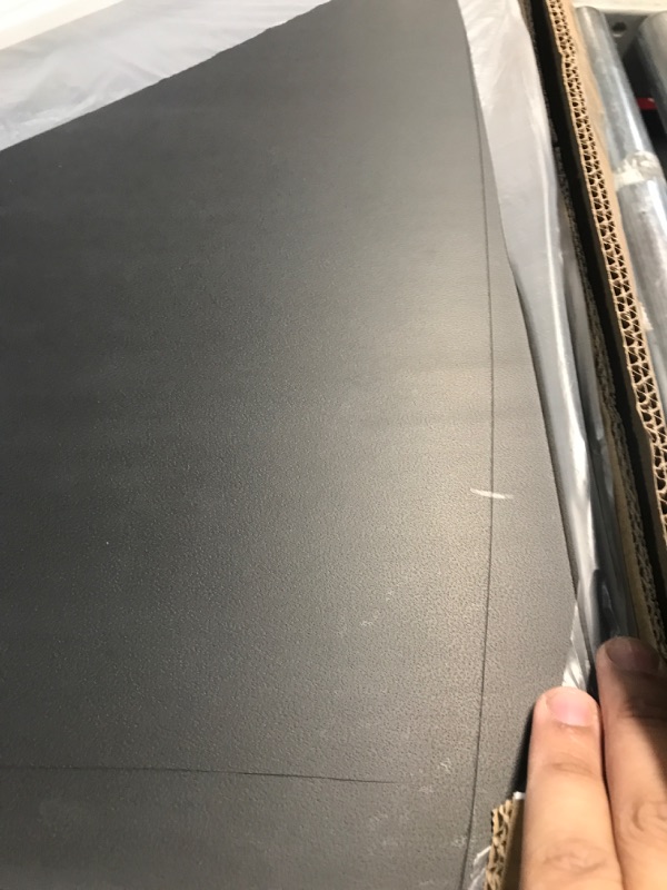 Photo 1 of (two cuts on one tile)
Art3d 10-Pack Smooth Drop Ceiling Tile 2ft x 4ft - Fire-Rated, Waterproof, Reusable - Premium PVC, No Sag and Breakage - Cover 80 Sq. Ft, Black