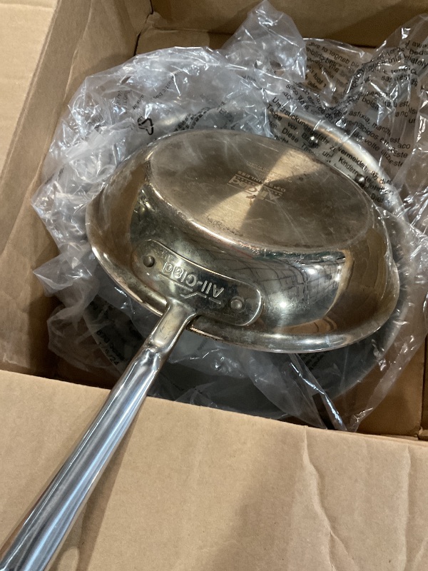 Photo 1 of (See all images)All-Clad D3 3-Ply Stainless Steel Fry Pan Set 2 Piece, 10, 12 Inch, Induction Oven Broiler Safe 600F, Kitchen Cooking Set, Skillets, Durable Frying Pans