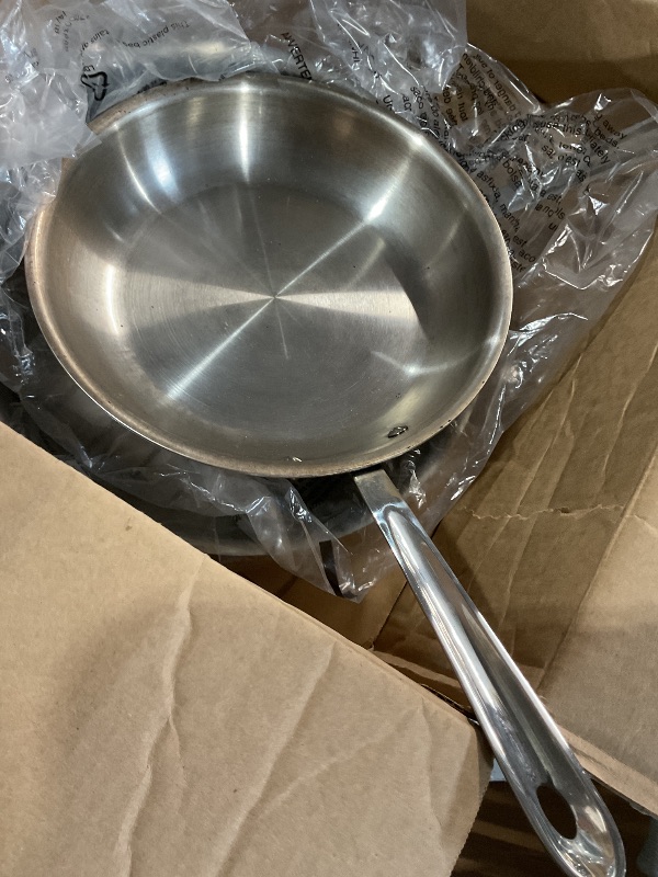 Photo 1 of (See all images)All-Clad D3 3-Ply Stainless Steel Fry Pan Set 2 Piece, 10, 12 Inch, Induction Oven Broiler Safe 600F, Kitchen Cooking Set, Skillets, Durable Frying Pans