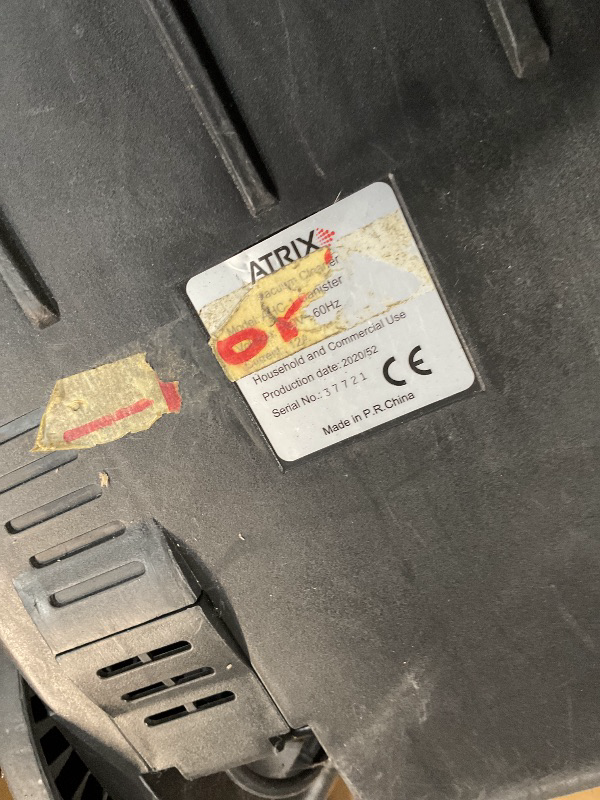 Photo 1 of **CORD IS CUT, NOT FUNCTIONAL-PARTS ONLY**
Atrix - Turbo Red HC1-AMZ Canister Vacuum with 6 Quart HEPA Filter and Variable Speed Motor