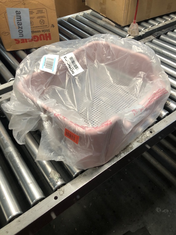 Photo 1 of [PS Korea] Indoor Dog Potty Tray – with Protection Wall Every Side for No Leak, Spill, Accident - Keep Paws Dry and Floors Clean (Pink)