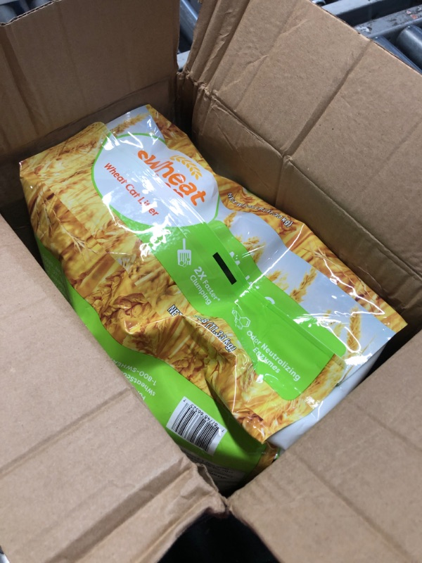 Photo 1 of **nonrefundable** sWheat Scoop Natural Wheat Multi-Cat Litter, Superior Clumping with Odor Neutralizing Enzymes, 