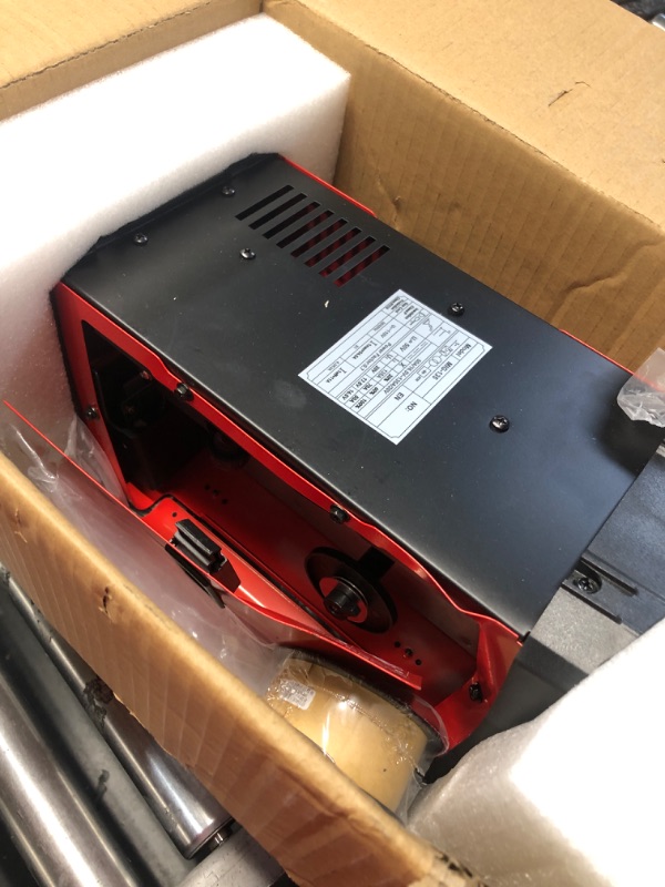 Photo 1 of **dented on side** MIG Welder 110V, 135A Flux Core MIG Welder/Lift TIG/Stick 3-in-1 Welding Machine with [Large LED Display] and Synergy, IGBT Inverter Welder and Portable Gasless Welder Equipment
