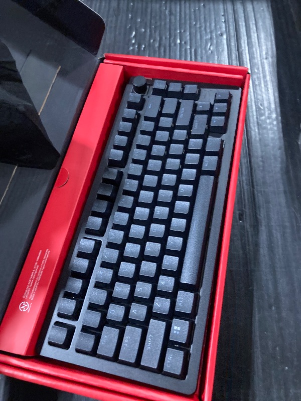Photo 1 of ***SIMILAR PRODUCT***
HyperX Alloy Origins 65 - Mechanical Gaming Keyboard – Compact 65% Form Factor - Linear Red Switch - Double Shot PBT Keycaps - RGB LED Backlit - NGENUITY Software Compatible,Black