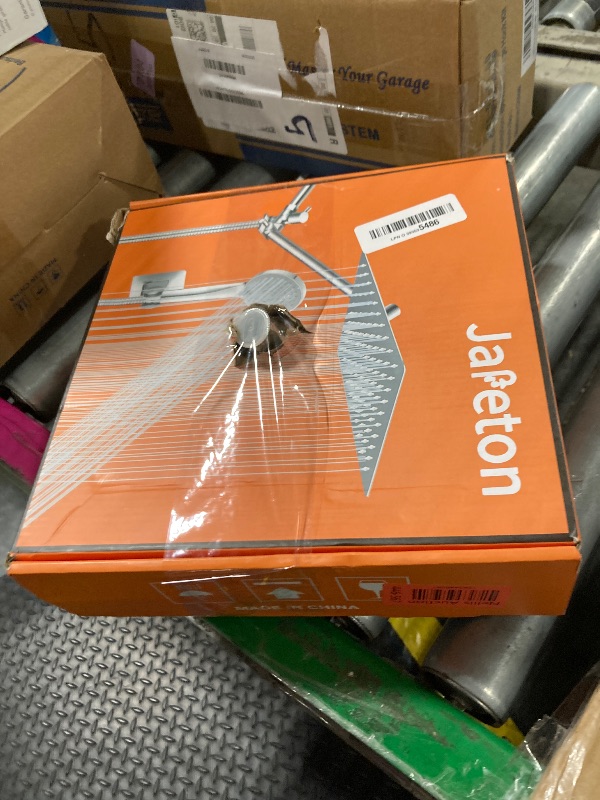 Photo 1 of High Pressure Rainfall Shower Head with Handheld Spray Combo – 5 Spray Modes, 10" Rain Showerheads Overhead Shower, Anti-Clog Nozzles, Air-In, Flexible Extension Arm, Chrome Plating & Brass