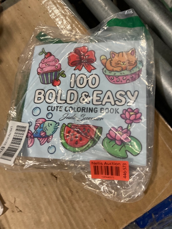 Photo 1 of 100 Bold Coloring Book: Simple, Easy, and Large Print Designs for Adults and Kids with Animals, Flowers, Food, and More! (Bold and Easy Coloring Books)