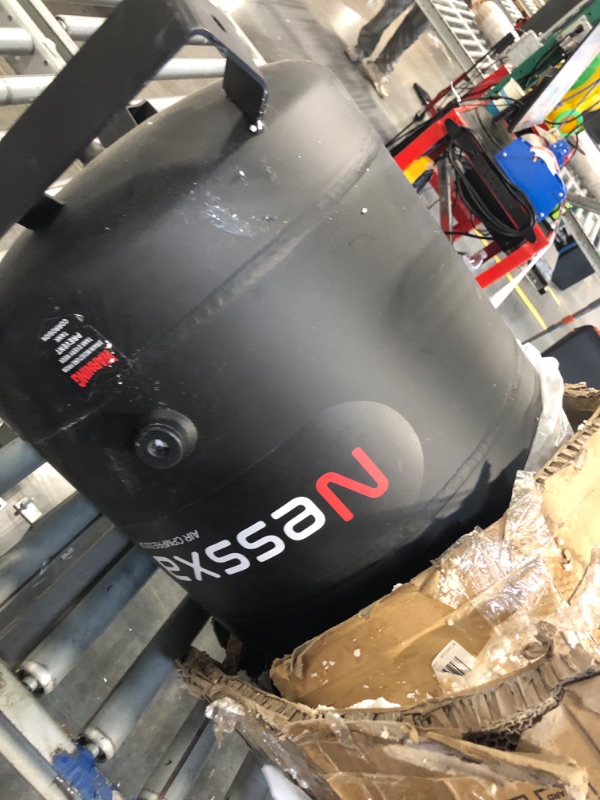 Photo 1 of 14 Gallon Ultra Quiet Air Compressor with 2 Quick Couplers 2HP 8.75 CFM, Max 115 PSI Pressure Oil-Free Air Compressor Tank, 70dB Quiet Compressor for Auto Repair, Tire Inflation 110V/60hz