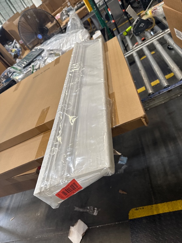 Photo 1 of  Pro Decor Trim Fast 96 in. Plain Polystyrene Peel and Stick Crown