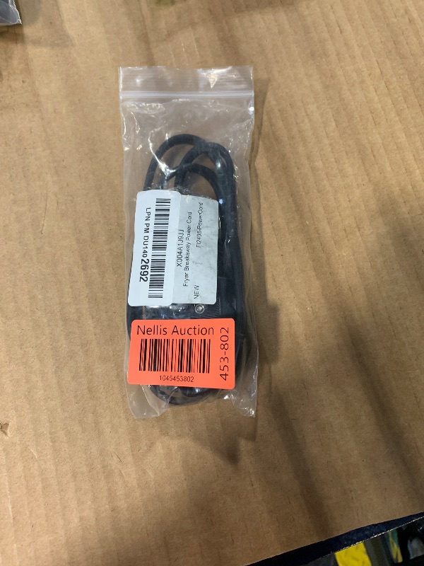 Photo 1 of 028372 Deep Fryer Breakaway Power Cord for Waring DF175 DF250 DF280 TF200 Deep Fryer Cord Replacement - Deep Fryer Cord - Deep Fryer Parts & Accessories (Interface Size:1.6 * 0.7 Inch)