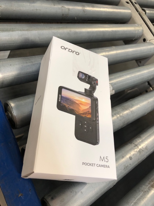 Photo 1 of 5K Vlogging Camera, 3-Axis Stabilization Vlog Camera, 3.5'' Rotatable IPS Touchscreen, 1/2.5'' CMOS & 4K/60FPS Video, IR Night Vision, Face Tracking, Pocket Cameras with 64G Card for Vlogging/YouTube